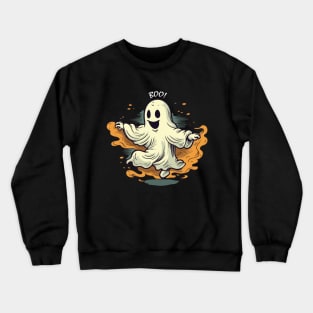 Cute Halloween Ghost Crewneck Sweatshirt